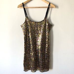 Free People sequin mini dress